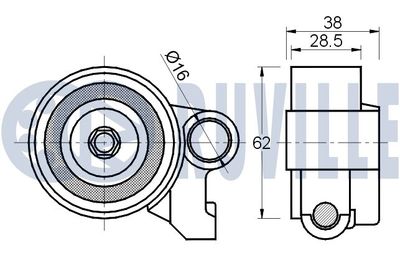 ROLA INTINZATOR CUREA DISTRIBUTIE RUVILLE 540598 1