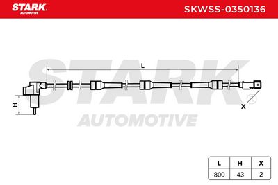 датчик, обороти на колелото STARK SKWSS-0350136