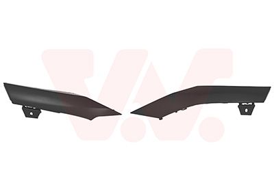 комплект облицовъчна/ защитна лайсна, броня VAN WEZEL 4023581