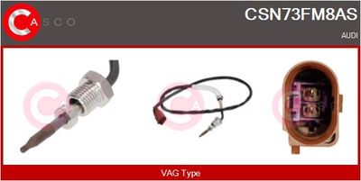 SENZOR TEMPERATURA GAZE EVACUARE