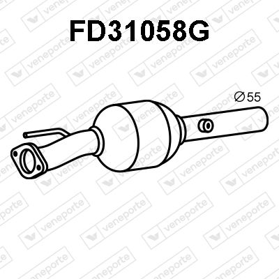 FILTRU FUNINGINE/PARTICULE SIST.DE ESAPAMENT