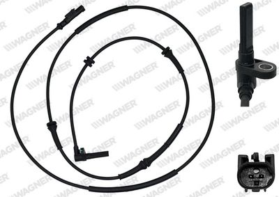 Czujnik, prędkość obrotowa koła WAGNER ABS01181