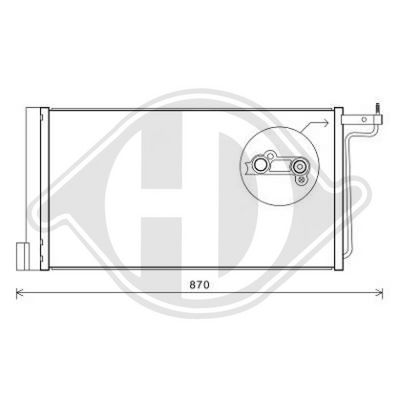 CONDENSATOR CLIMATIZARE DIEDERICHS DCC1642