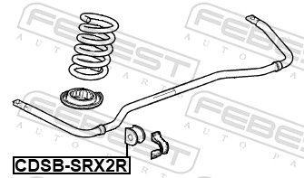 BUCSA BARA STABILIZATOARE FEBEST CDSBSRX2R 1