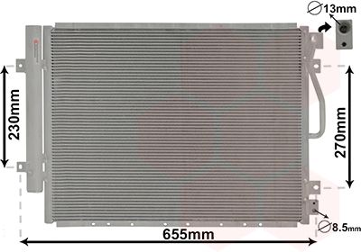 CONDENSATOR CLIMATIZARE VAN WEZEL 83005123