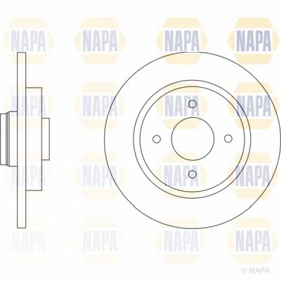 Brake Disc NAPA PBD8017