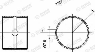 LAGERBUCHSE PLEUEL GLYCO 553524SEMI 1
