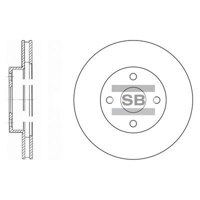 Hi-Q SD4008 Тормозные диски для TOYOTA COROLLA (_E12_) 1.8 VVTi (ZZE122_) Hi-Q SD4008 Тормозные диски для TOYOTA COROLLA (_E12_) 1.8 VVTi (ZZE122_)