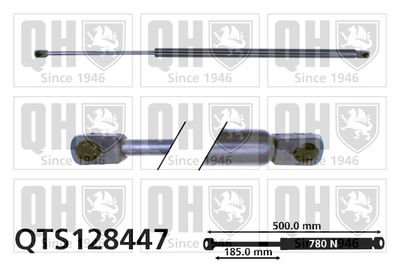 Газовая пружина, крышка багажник QUINTON HAZELL QTS128447 для FORD SCORPIO