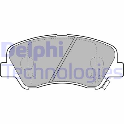Комплект тормозных колодок, дисковый тормоз DELPHI LP2497 для GEELY EC7