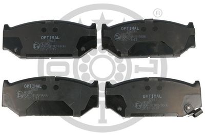 Комплект тормозных колодок, дисковый тормоз OPTIMAL 12663 для SUZUKI SWIFT