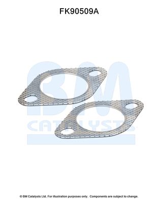 Монтажный комплект, катализатор BM CATALYSTS FK90509 для MITSUBISHI GALANT