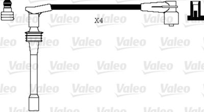 Комплект проводов зажигания VALEO 346098 для LADA 111