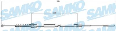 Тросик, cтояночный тормоз SAMKO C0941B для VW JETTA