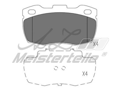 комплект спирачно феродо, дискови спирачки A.Z. Meisterteile AZMT-44-022-1616
