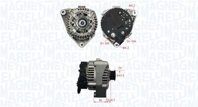 GENERATOR / ALTERNATOR MAGNETI MARELLI 063730845010