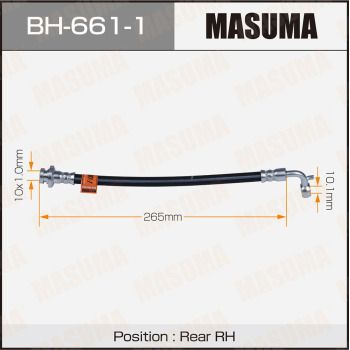 MASUMA BH-661-1 Тормозной шланг  для INFINITI  (Инфинити М35)