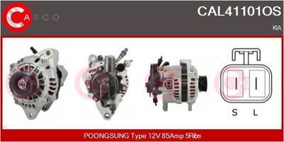 Генератор CASCO CAL41101OS для KIA CARNIVAL