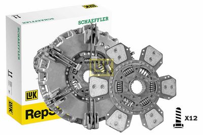 Koppelingskit (onderdeel artikel: 231003810 333011610) 310mm past: DEUTZ FAHR 6.61, 6.71, DX 6.61, 145, 6.10, 6.30, 6.50, 6.05, 6.60