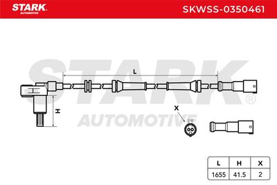 датчик, обороти на колелото STARK SKWSS-0350461