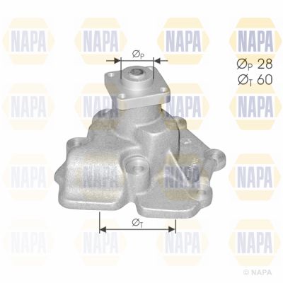 Water Pump, engine cooling NAPA NWP1177