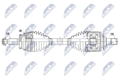 NTY NPW-MS-075 Деталь для MITSUBISHI PAJERO IV Van (V9_, V8_, V8_V) 3.2 TD 4WD NTY NPW-MS-075 Деталь для MITSUBISHI PAJERO IV Van (V9_, V8_, V8_V) 3.2 TD 4WD