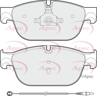 Brake Pad Set APEC PAD1809