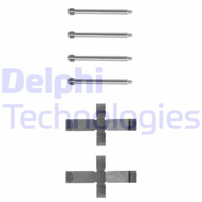 Комплектующие, колодки дискового тормоза DELPHI LX0175 для VOLVO 164
