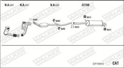 SISTEM DE ESAPAMENT WALKER CIT15913