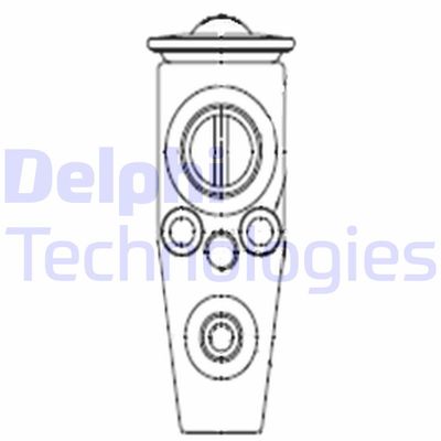 Расширительный клапан, кондиционер DELPHI TSP0585120 для SAAB 9-5