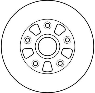 BREMSSCHEIBE TRW DF4010 1