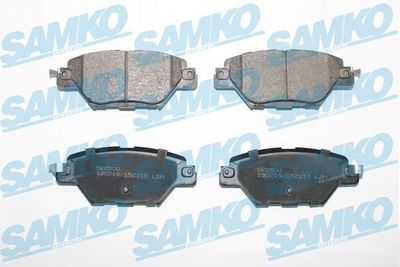 Комплект тормозных колодок, дисковый тормоз SAMKO 5SP2110 для MAZDA CX-9