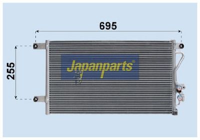 JAPANPARTS Kondensatorius, oro kondicionierius