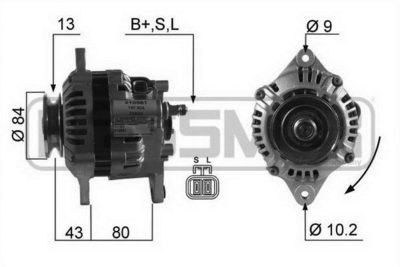 Генератор WILMINK GROUP WG2012040 для HYUNDAI H-1