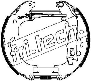 fri.tech. 16387 Ремкомплект барабанных колодок  для FIAT DOBLO (Фиат Добло)