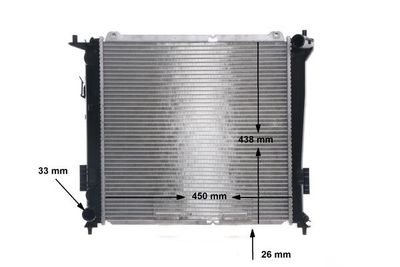RADIATOR RACIRE MOTOR MAHLE CR1367000S 11
