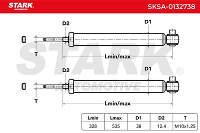 амортисьор STARK SKSA-0132738