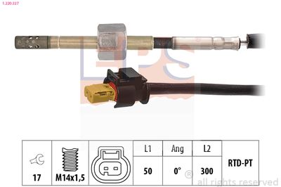 czujnik, temperatura spalin EPS 1.220.327