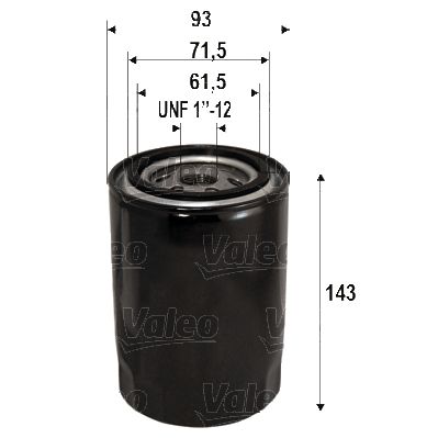 Масляный фильтр VALEO 586105 для PORSCHE 959