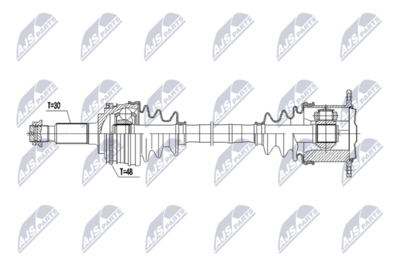 полуоска NTY NPW-TY-257