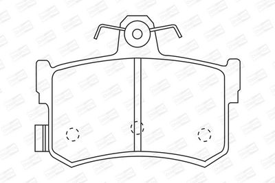 BREMSBELAGSATZ SCHEIBENBREMSE CHAMPION 571938CH 1