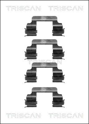 Комплектующие, колодки дискового тормоза TRISCAN 8105 101614 для BENTLEY CONTINENTAL