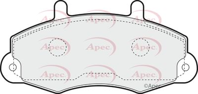 Brake Pad Set APEC PAD728