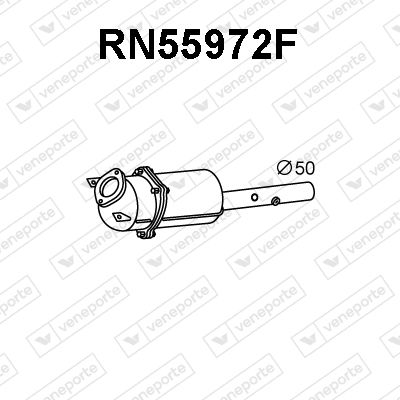 FILTRU FUNINGINE/PARTICULE SIST.DE ESAPAMENT VENEPORTE RN55972F