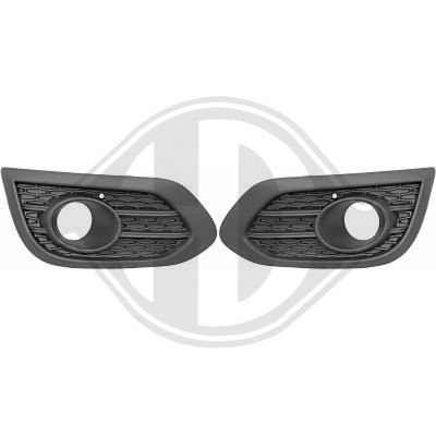 Ventilatiegrille, bumper
