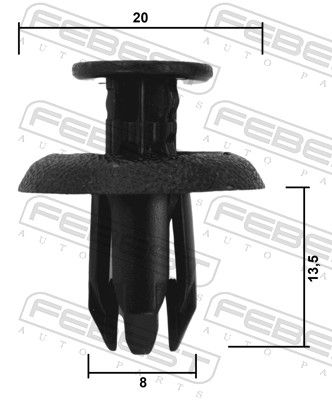 CLIPS ACOPERIRE DECORATIVA SI PROTECTIE FEBEST 88570145 1