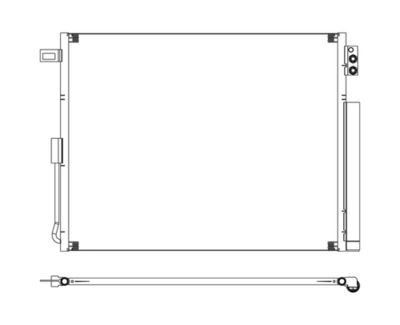 KONDENSATOR KLIMAANLAGE WALKER WCD00171 7