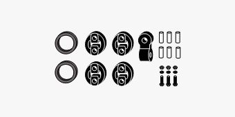 MONTAGESATZ ABGASANLAGE