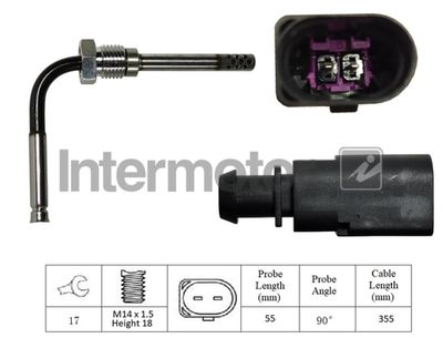 Sensor, exhaust gas temperature Intermotor 27075