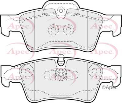 Brake Pad Set APEC PAD1440